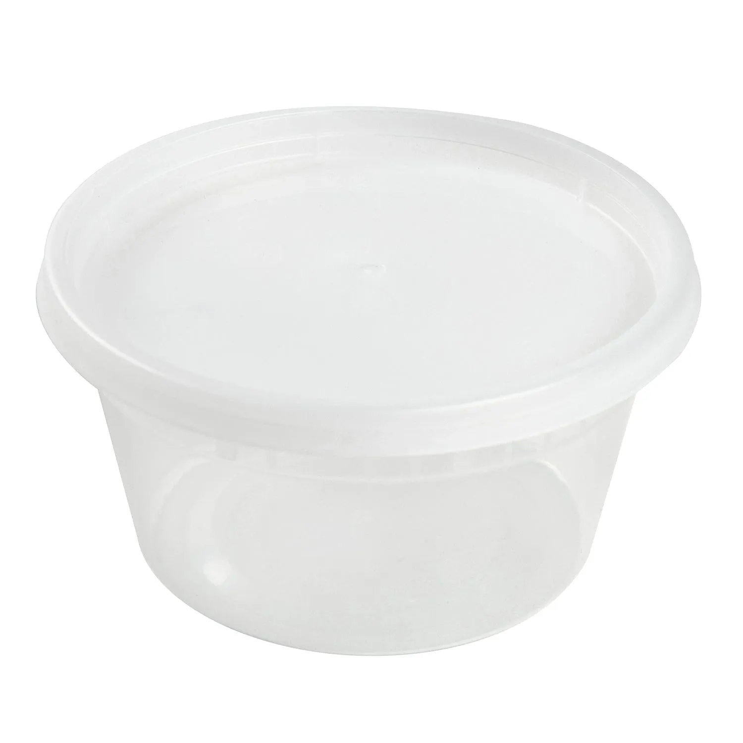 12 oz. Clear Deli Containers and Lids, Case of 240