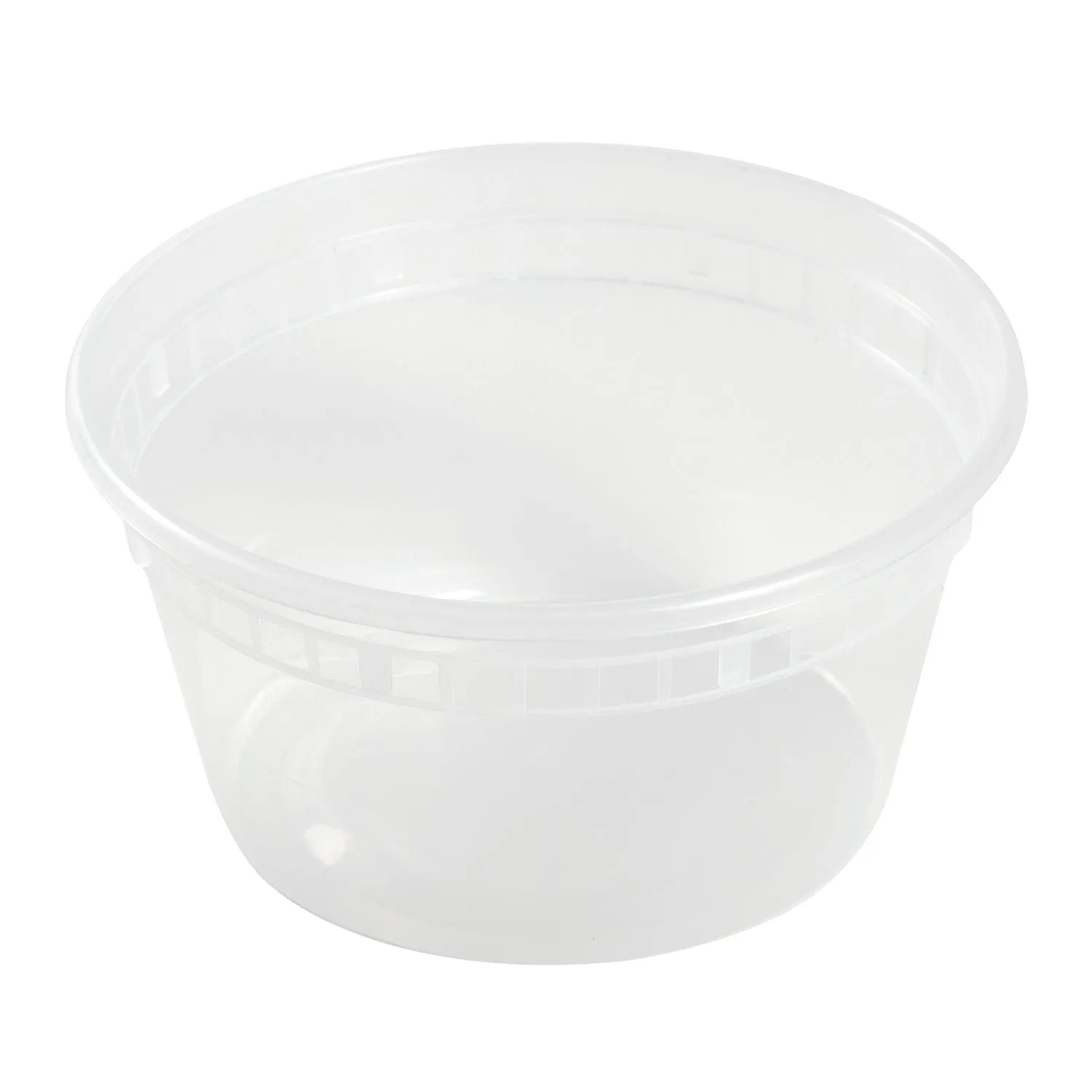 12 oz. Clear Deli Containers and Lids, Case of 240