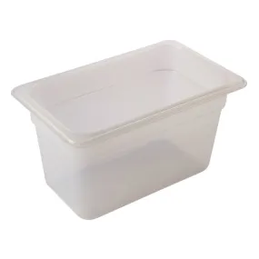 1/4 -Polypropylene GN Pan 100mm Clear pack of 6