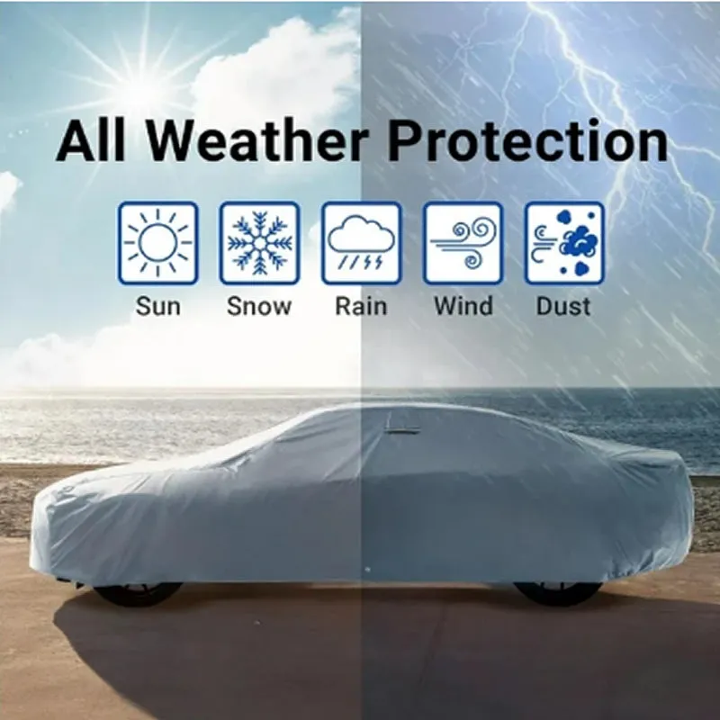 480 X 175 X 120Cm Large Waterproof Car Cover Ultra-Lite Peva Material-Jg20375139