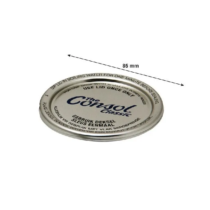 Consol Preserve Jar Lid Domes for 500ml Jar 5pack 30153