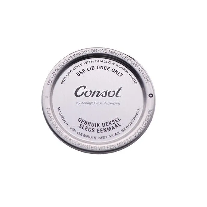 Consol Preserve Jar Lid Domes for 500ml Jar 5pack 30153