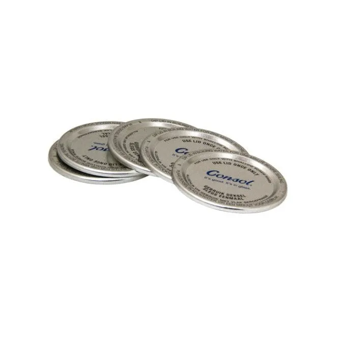 Consol Preserve Jar Lid Domes for 500ml Jar 5pack 30153