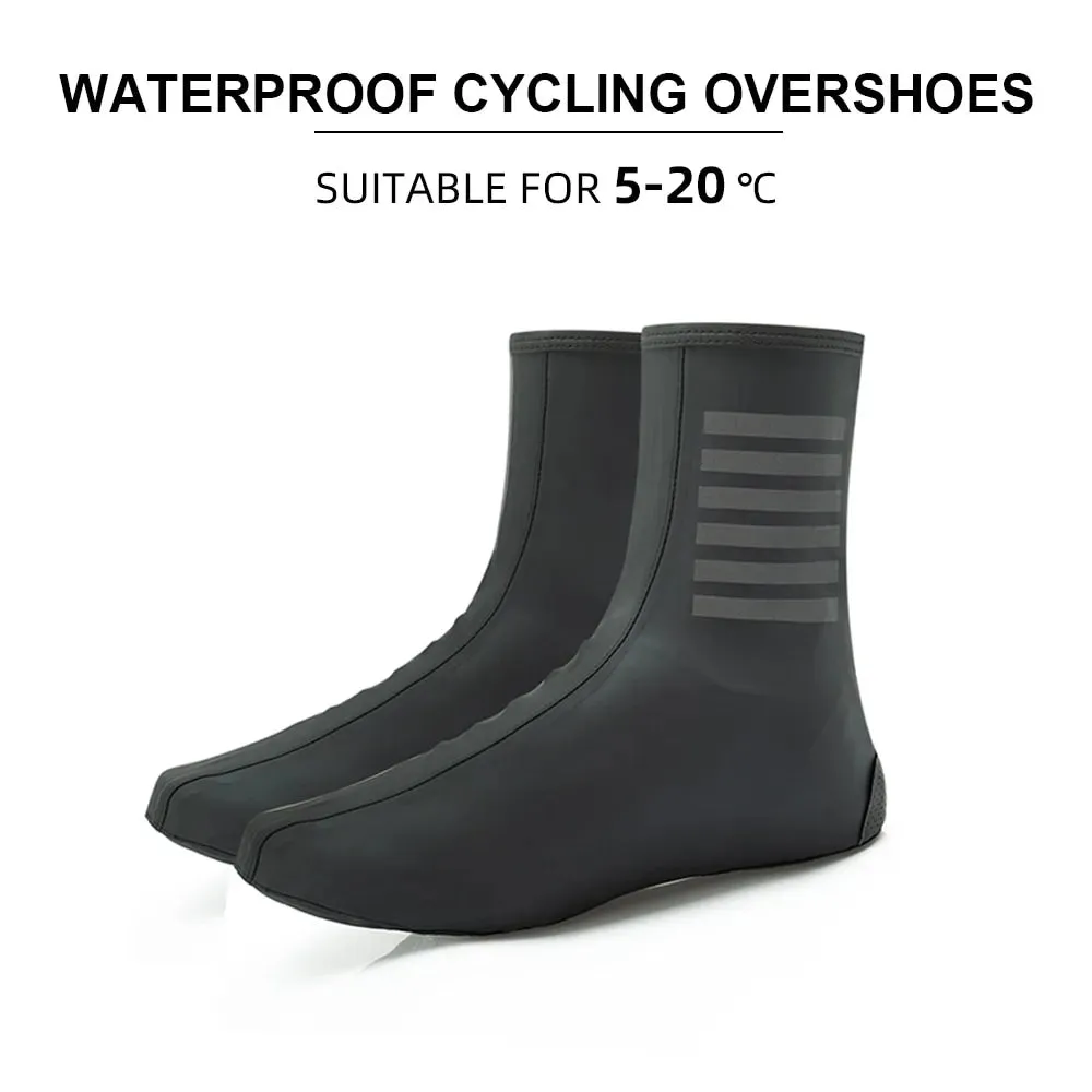 Cycling Shoes Covers YAS308 Waterproof Overshoes Bicycle Bike Reflective Windproof MTB Road Keep Warm Lock Protector