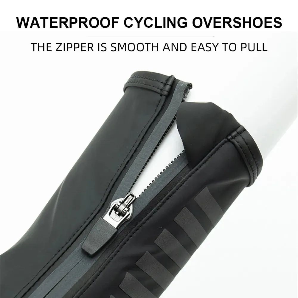 Cycling Shoes Covers YAS308 Waterproof Overshoes Bicycle Bike Reflective Windproof MTB Road Keep Warm Lock Protector