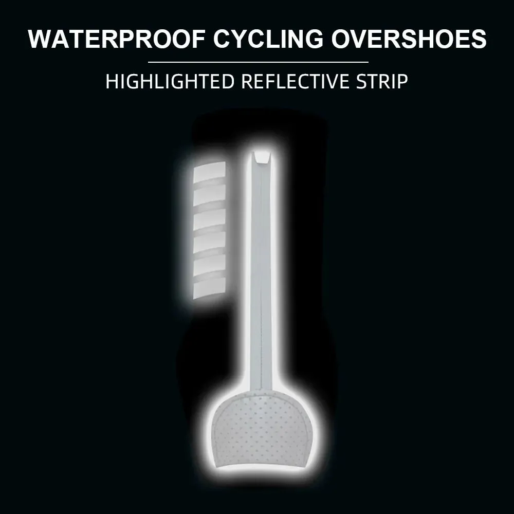 Cycling Shoes Covers YAS308 Waterproof Overshoes Bicycle Bike Reflective Windproof MTB Road Keep Warm Lock Protector