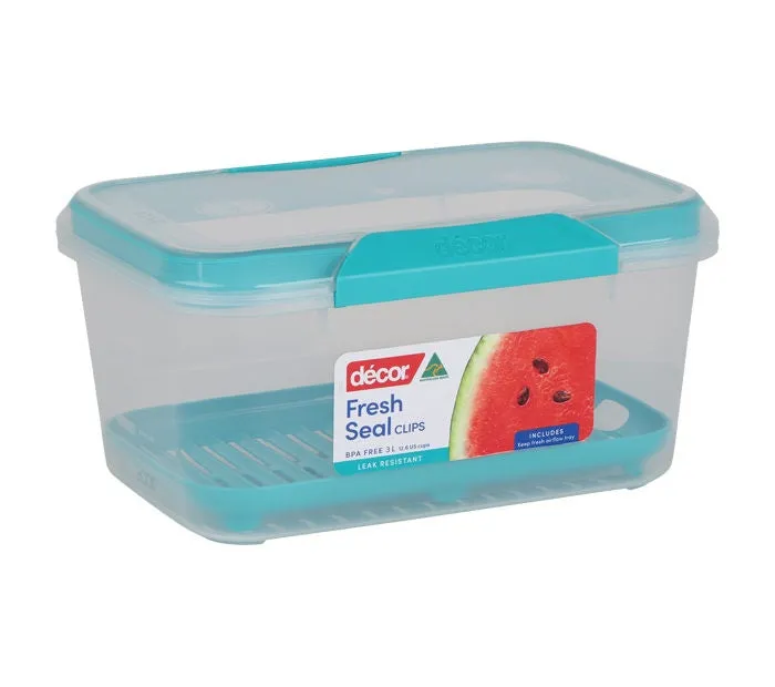 Décor Fresh Seal Clips™ Oblong with Rack 3L