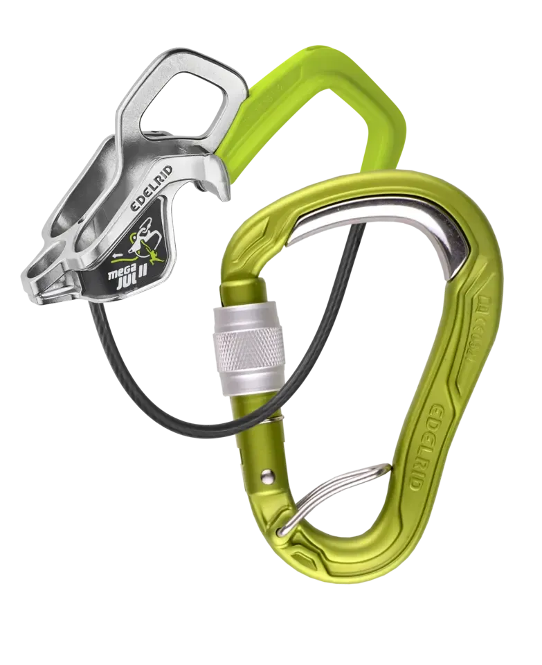 Edelrid MegaJul   HMS Bulletprood Screw FG Belay Device