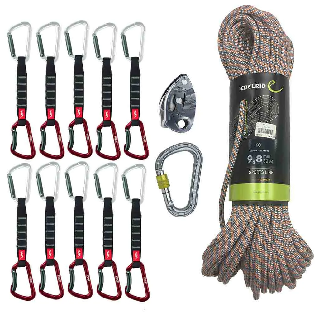 Edelrid Petzl & Fixe Sport Lead Climbing Package