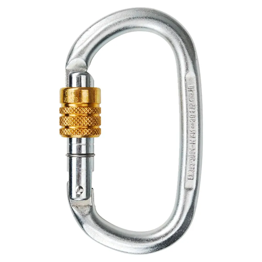 Edelrid Steel Oval Screw Carabiner