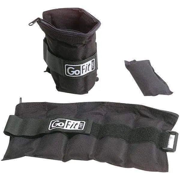 GoFit GF-10W Ankle Weights (Adjusts from 1lb to 10lbs)