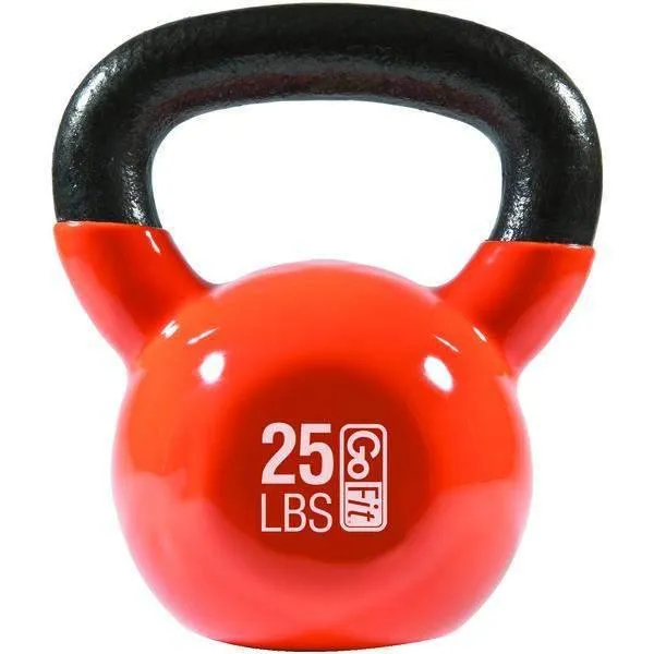 GoFit GF-KBELL25 Kettlebell (25lbs Orange)