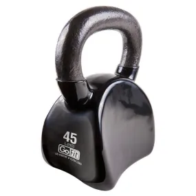 GoFit GF-KBELL45 Contour Kettlebell with DVD (45lbs Black)