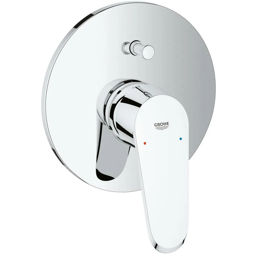 Grohe Chrome Eurodisc Cosmopolitan Single-lever bath/shower mixer trim