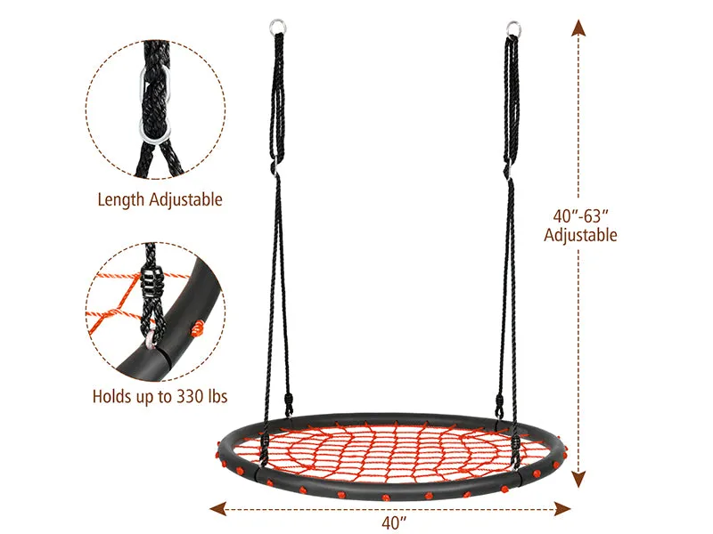 Hammock Swing Seat 60cm Spider Web Round