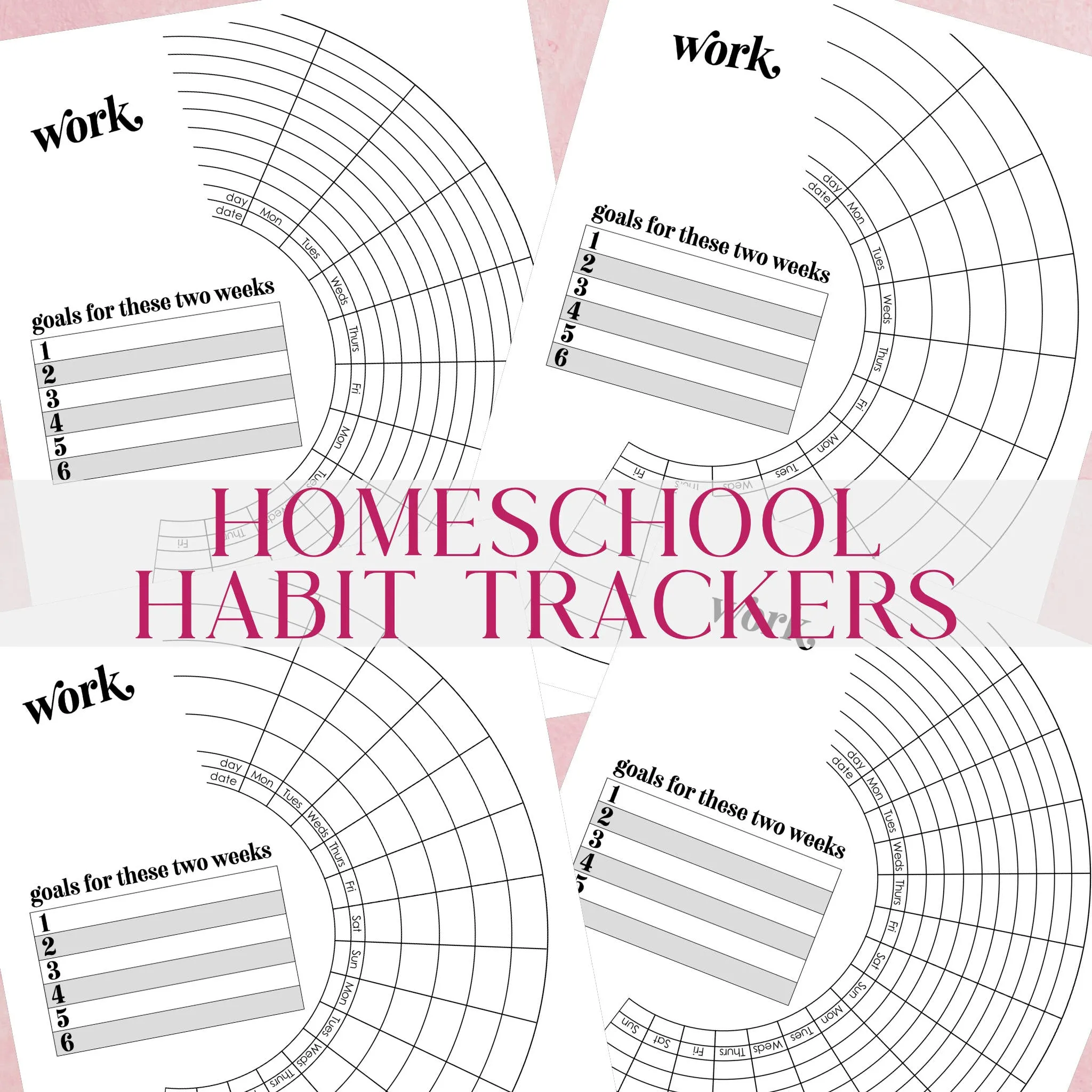 Homeschool Habit Tracker for Children