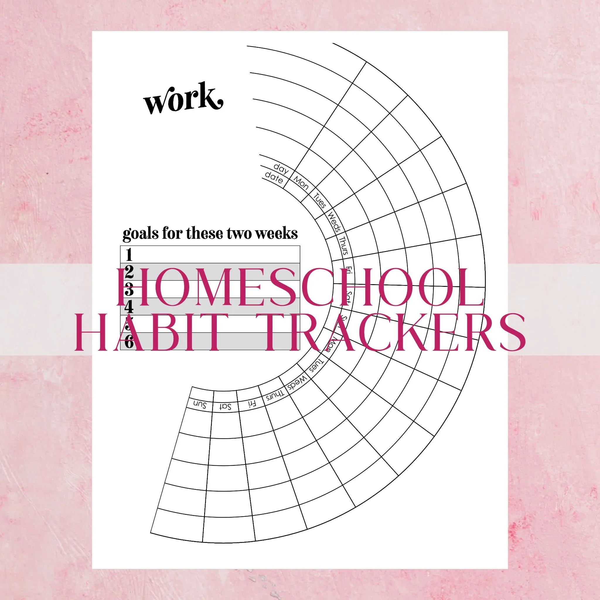 Homeschool Habit Tracker for Children