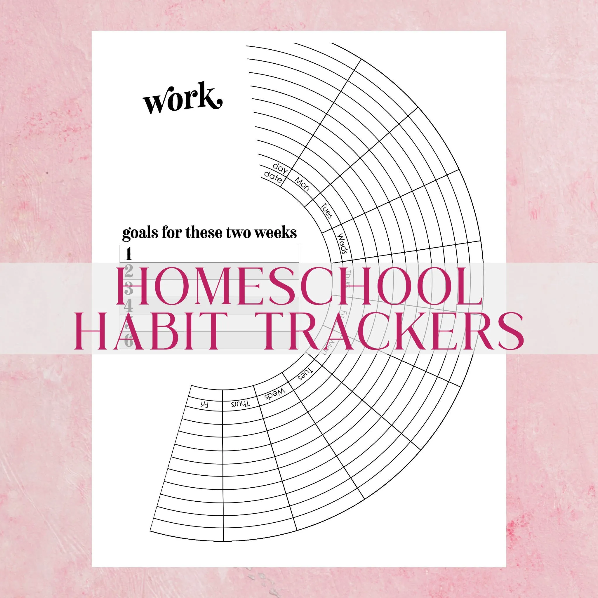 Homeschool Habit Tracker for Children