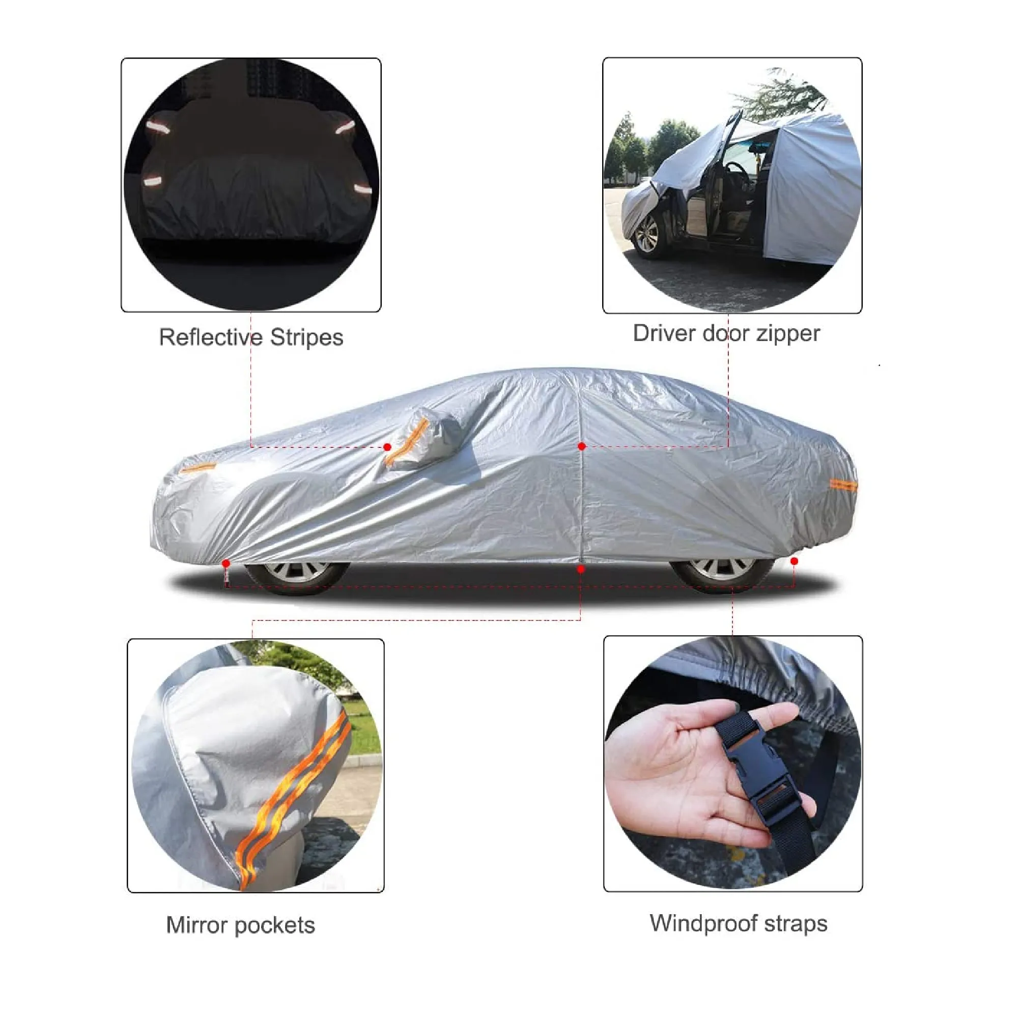 Kayme All Weather Waterproof Car Covers