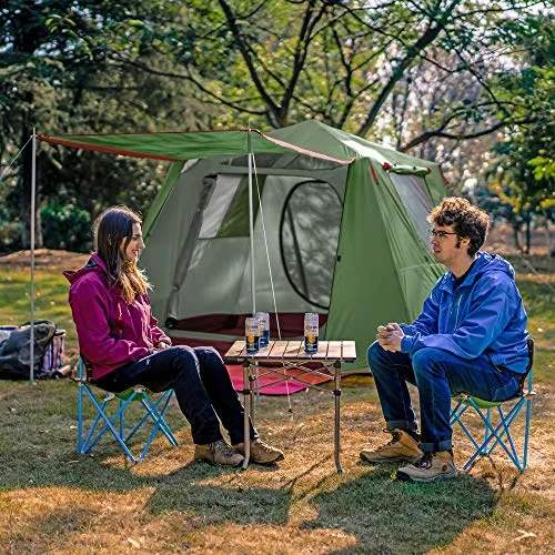 KAZOO Large Camping Easy Set Up Tent 4 Person Waterproof