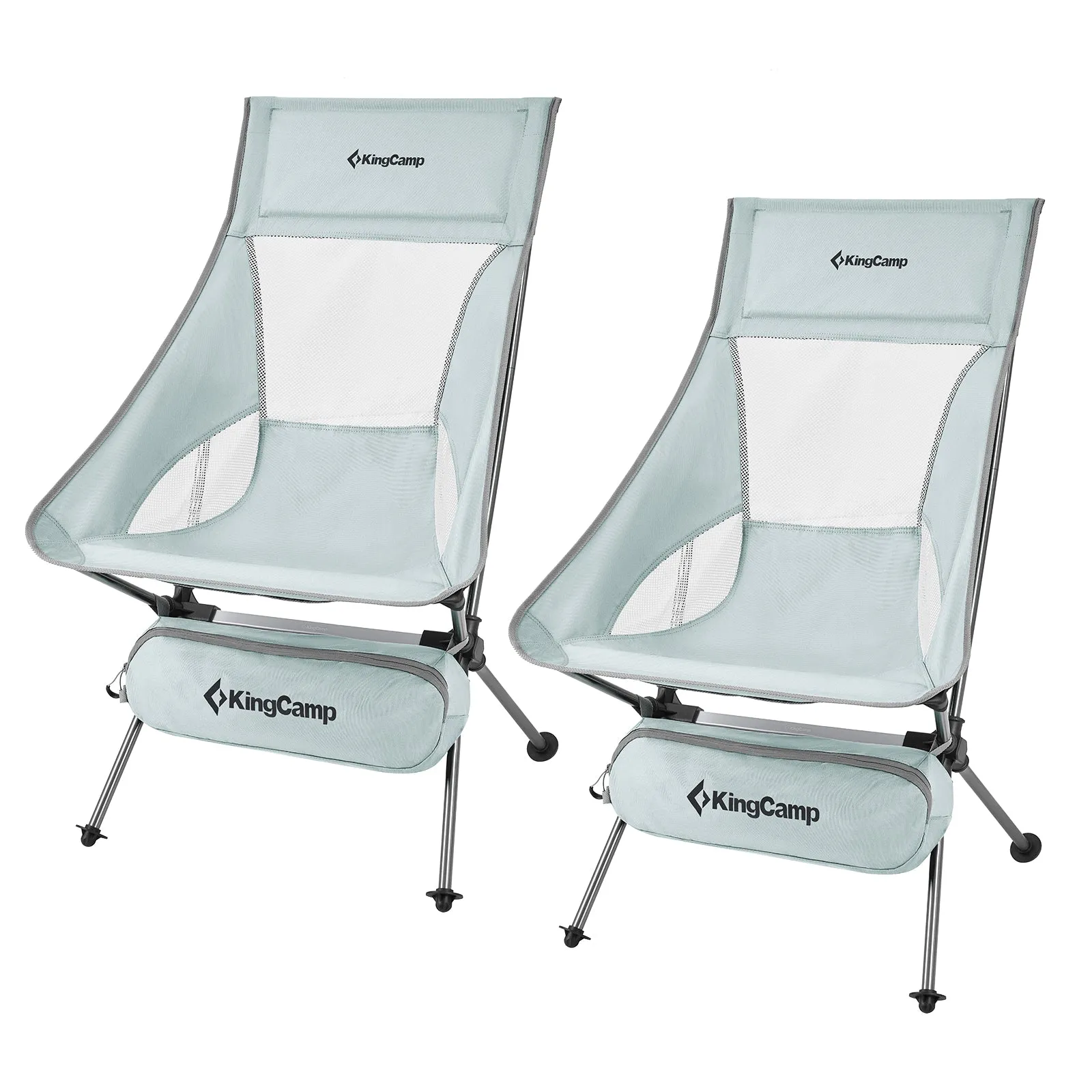 KingCamp Extra Wide Lightweight High Back Camping Chair