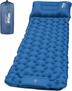 KriShyam ® Sleeping Mat, Self-Inflating Camping, Ultralight Portable Camping Air Mattress, Inflatable Camping Sleeping Mat, Waterproof Camping Mattress for Beach, Hiking, Outdoor, Tent (Blue) Visit the KRISHYAM Store