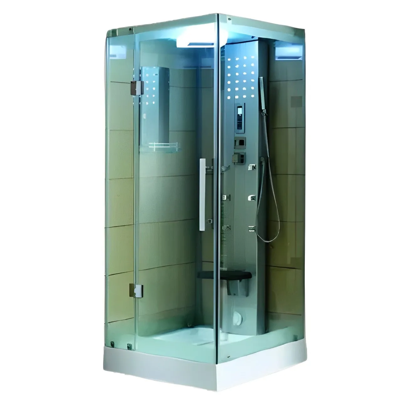 Mesa WS-301 1 Person Walk-In Steam Shower - 36"L x 36"W x 85"H