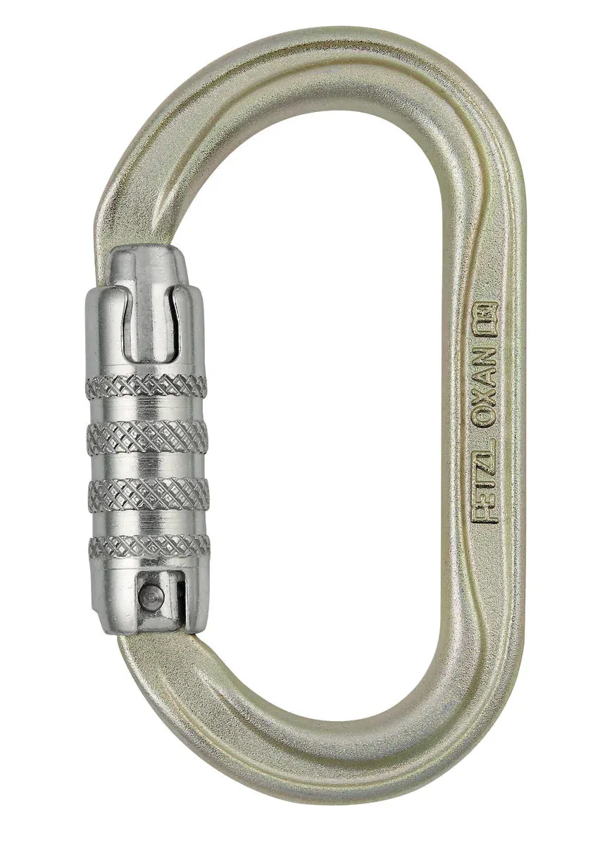 Oxan Oval Steel Carabiner Triact Lock