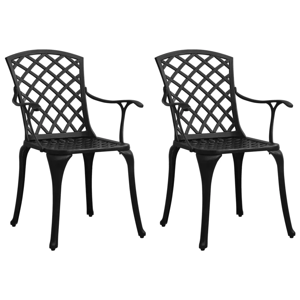 Patio Chairs Patio Furniture for Garden Porch Backyard Cast Aluminum