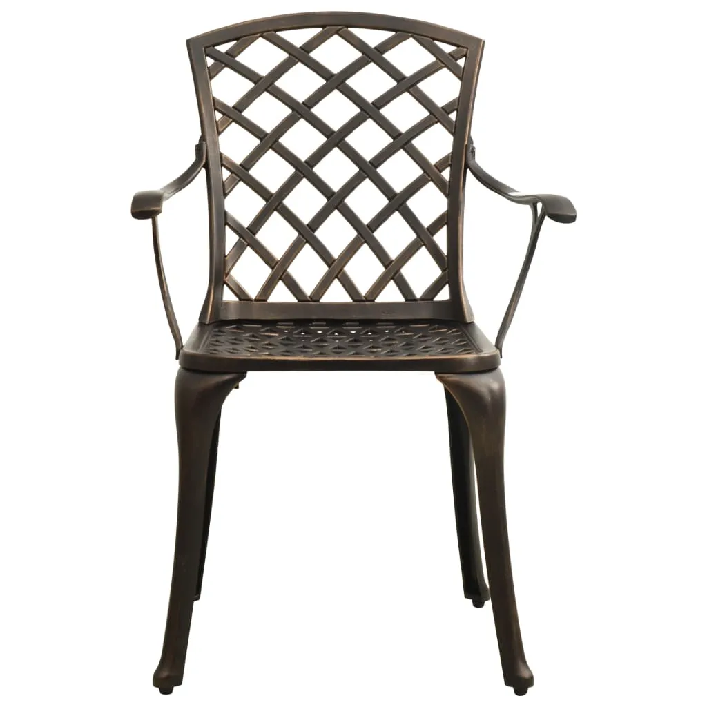 Patio Chairs Patio Furniture for Garden Porch Backyard Cast Aluminum