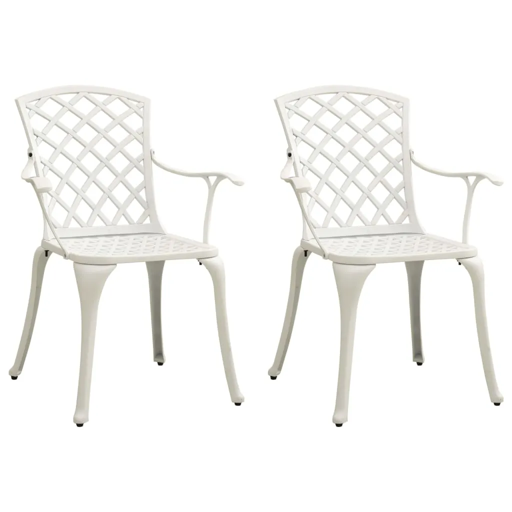 Patio Chairs Patio Furniture for Garden Porch Backyard Cast Aluminum