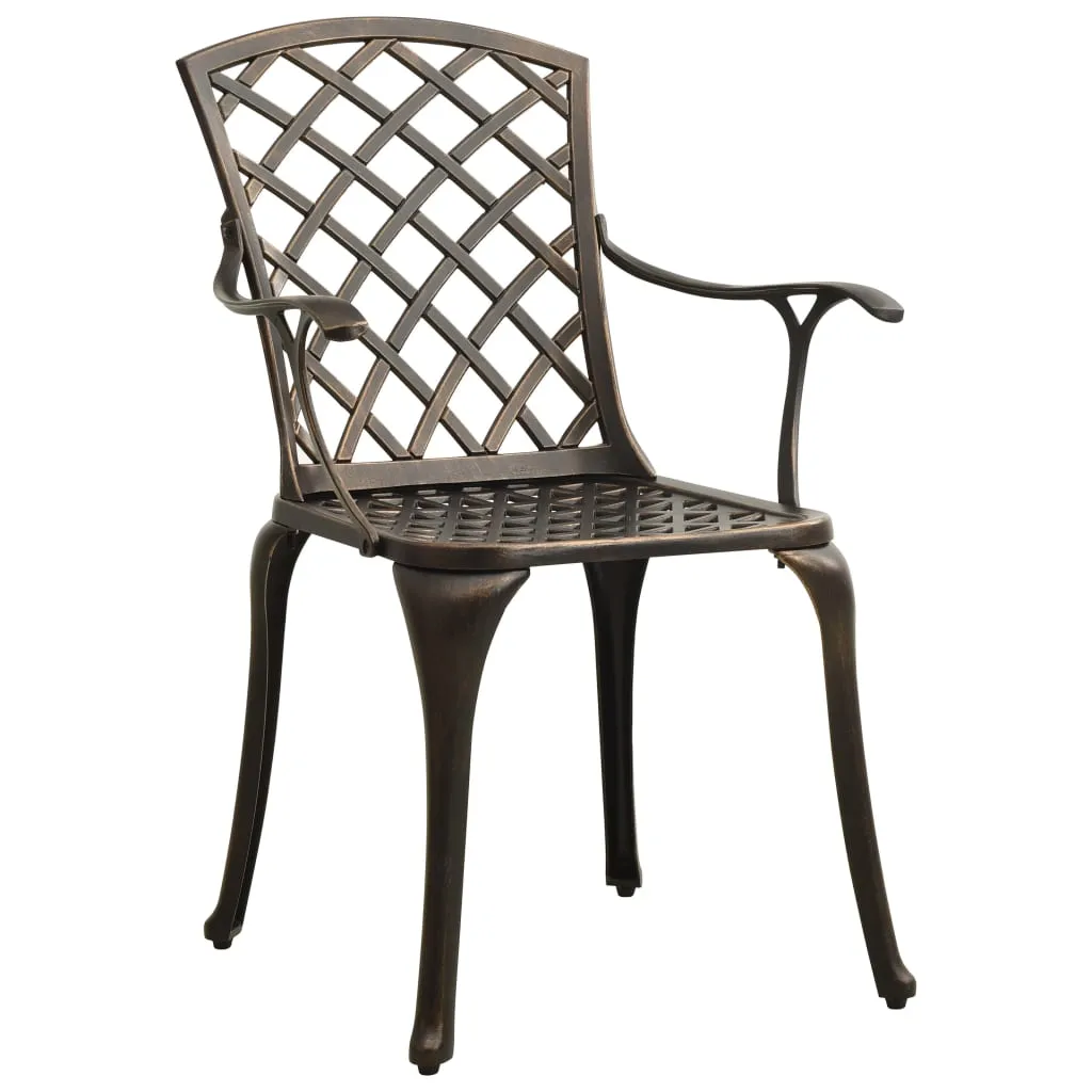 Patio Chairs Patio Furniture for Garden Porch Backyard Cast Aluminum