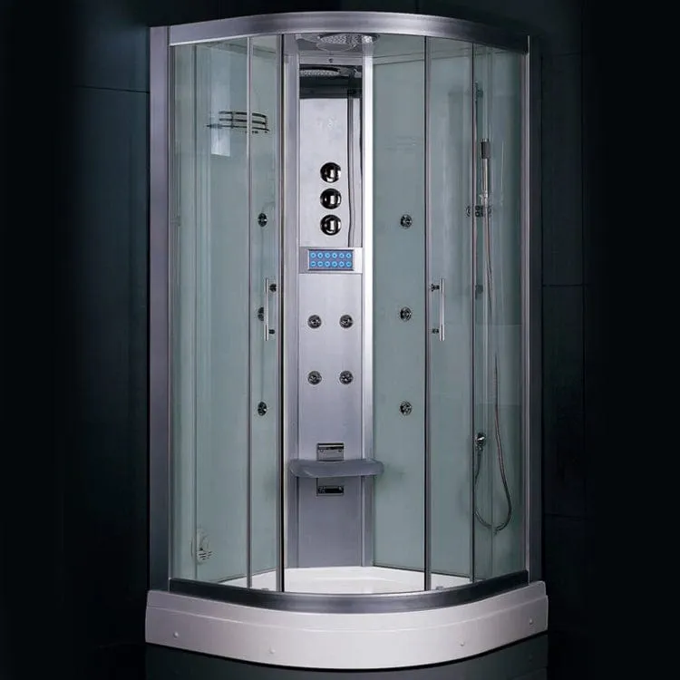 Platinum DZ934F3 1 Person Walk-In Steam Shower