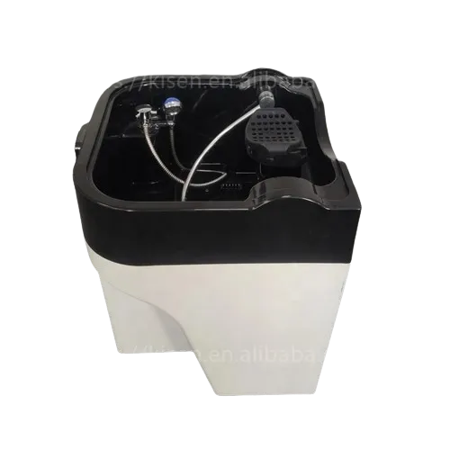 Portable Shampoo Basin Sink with Movable Heating, Water Head Therapy, and Fumigation for Beauty Bed Use