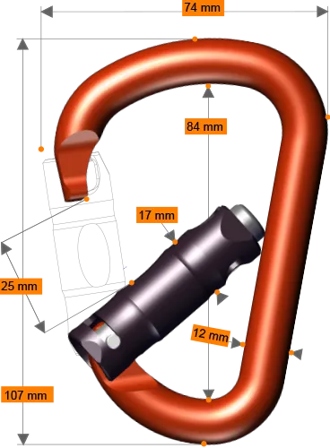 Rock Exotica Pirate Carabiners