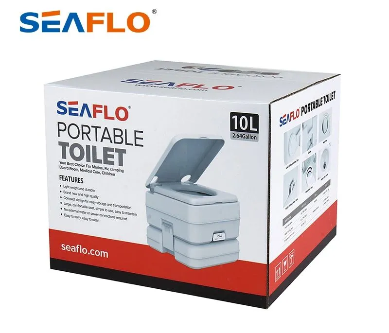 Seaflo Portable Toilet Camping 10L