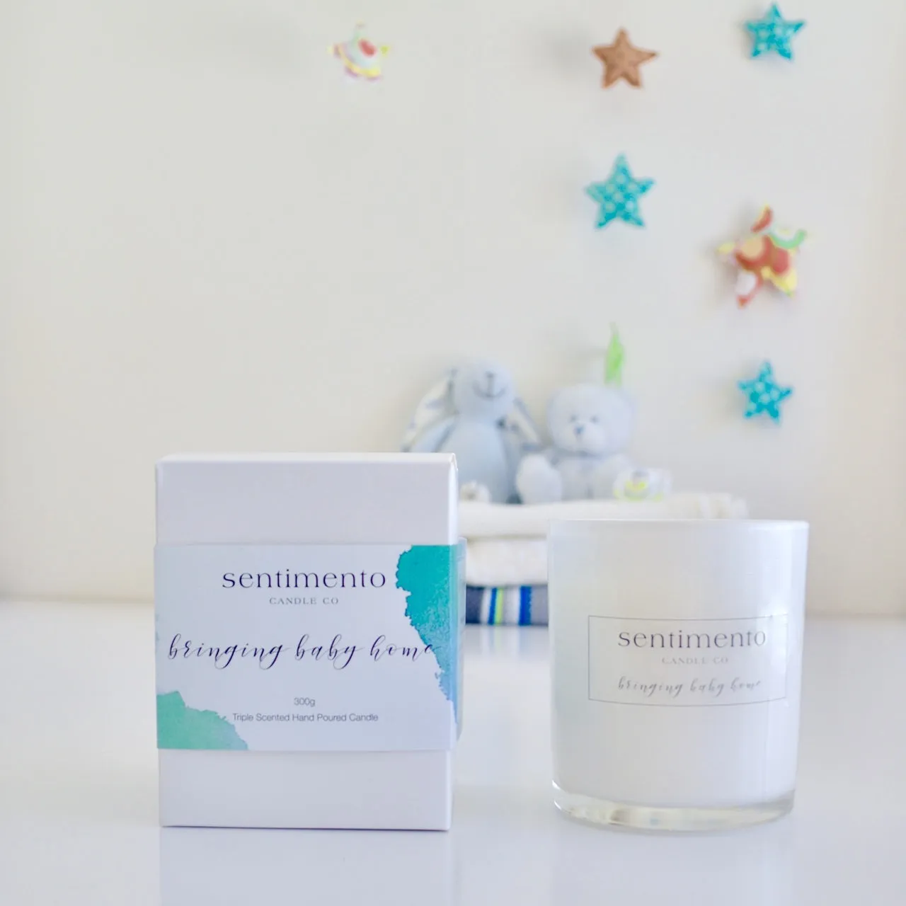 Sentimento Soy Candle - Bringing Baby Home