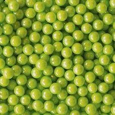 Shimmer Lime Green Candy Pearls 5 oz. Jar