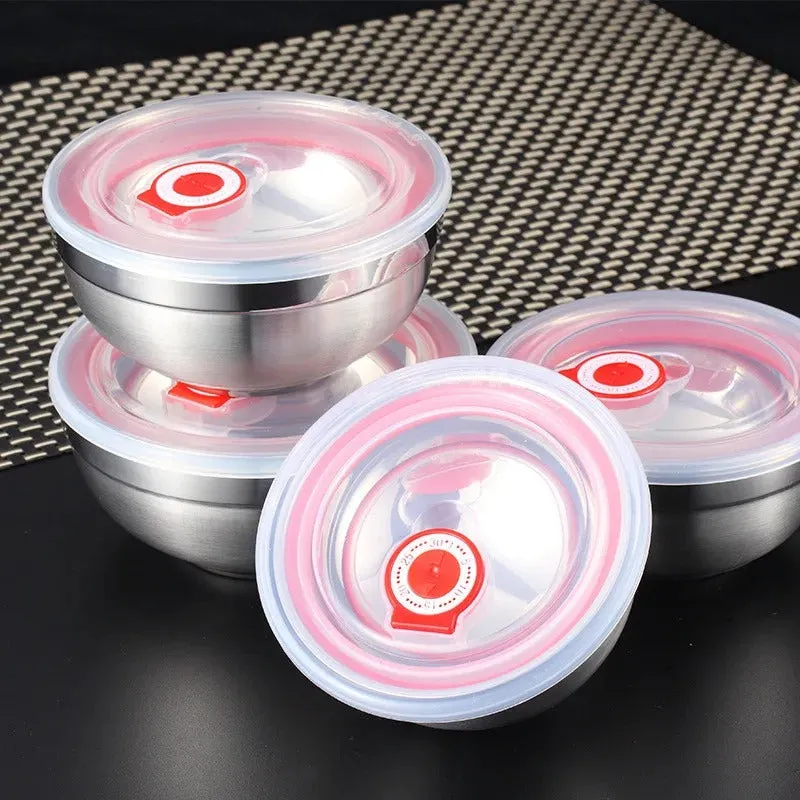 Stainless Steel 3 Pc Bowl Set