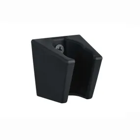 Standard wall bracket for shower heads - matt black