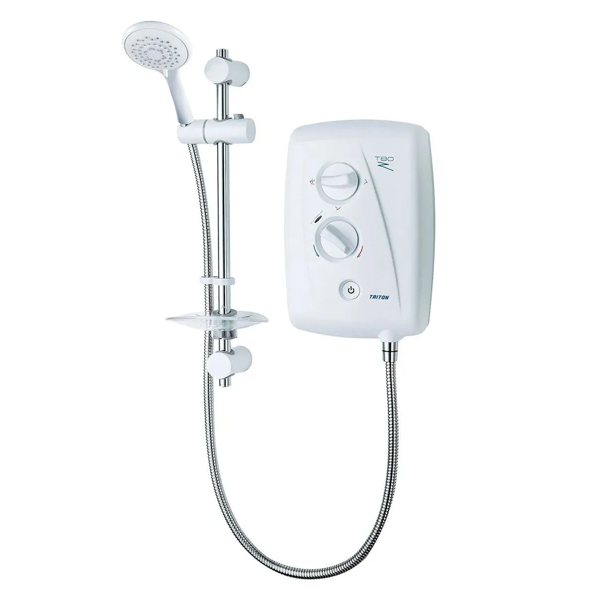 Triton T80Z Fast-Fit 7.5kW Electric Shower in White - SP8007ZFF