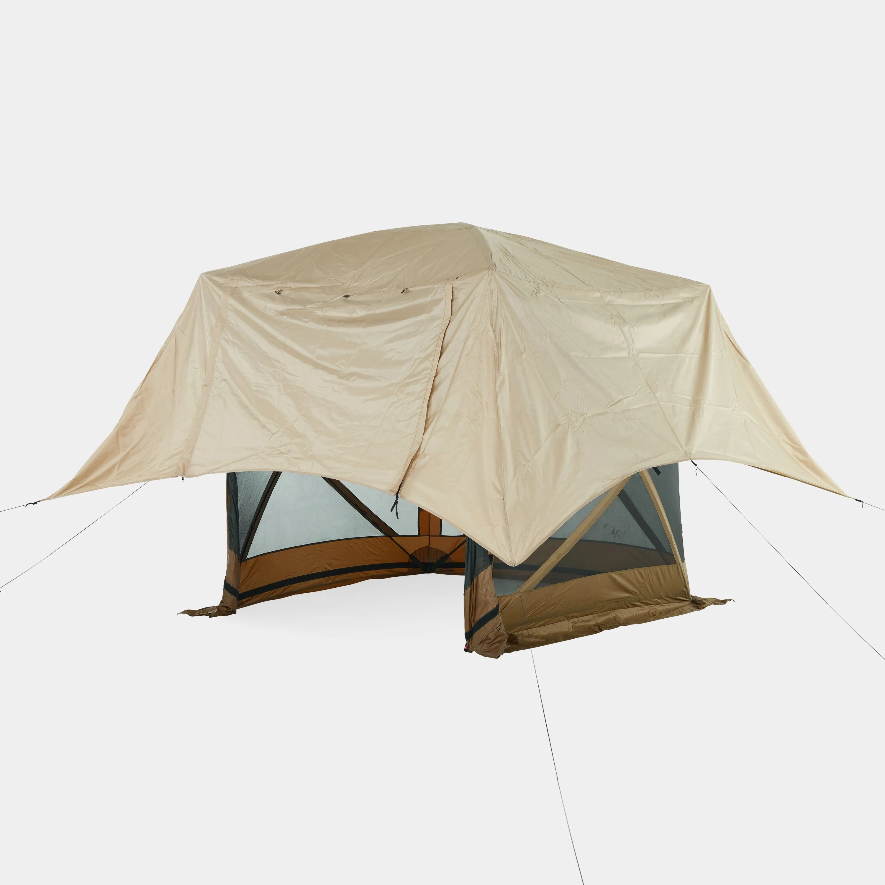 Waterproof Gazebo Rain Tarp for 4-Sided Pop-up Tents with 6.5ft Panels