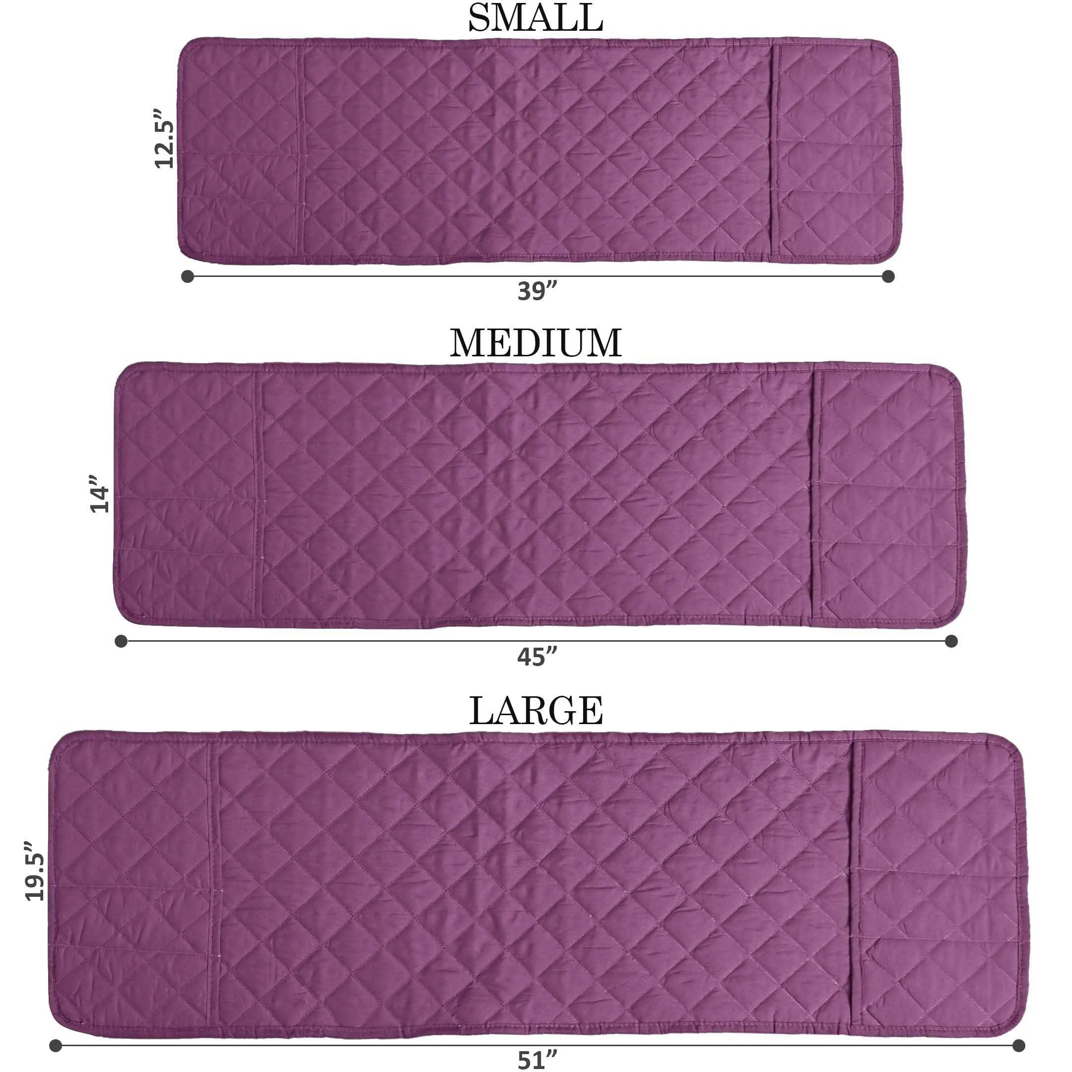 Waterproof Quilted Microwave Oven Cover Lilac