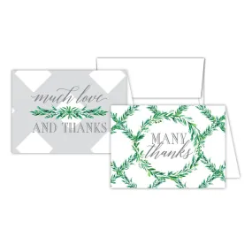 Wedding Greenery Stationery Notes