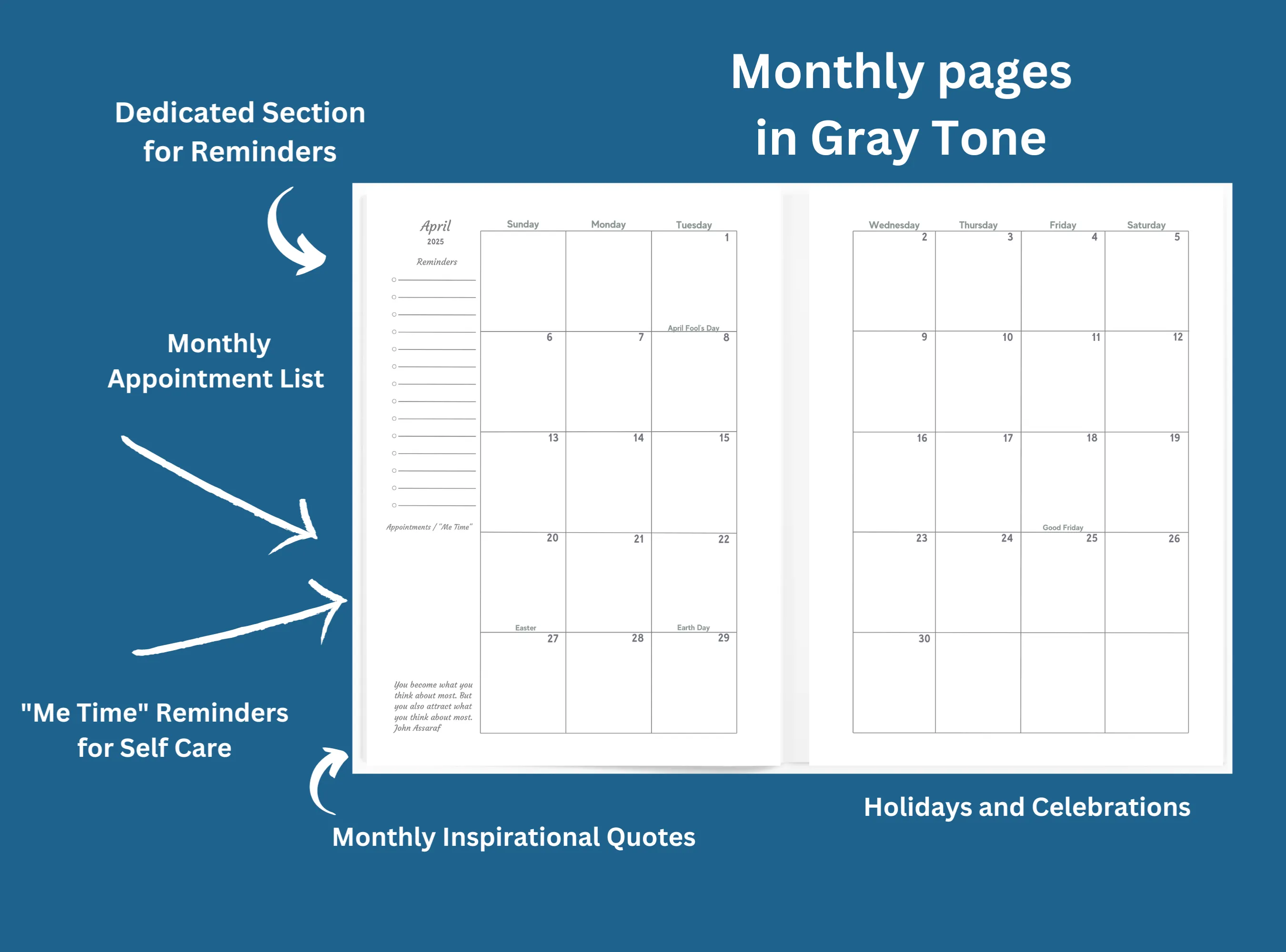 Weekly Planner 2025:  Lilacs