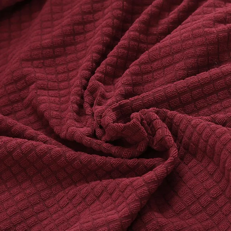 Wine Red Waterproof Sofa Cover