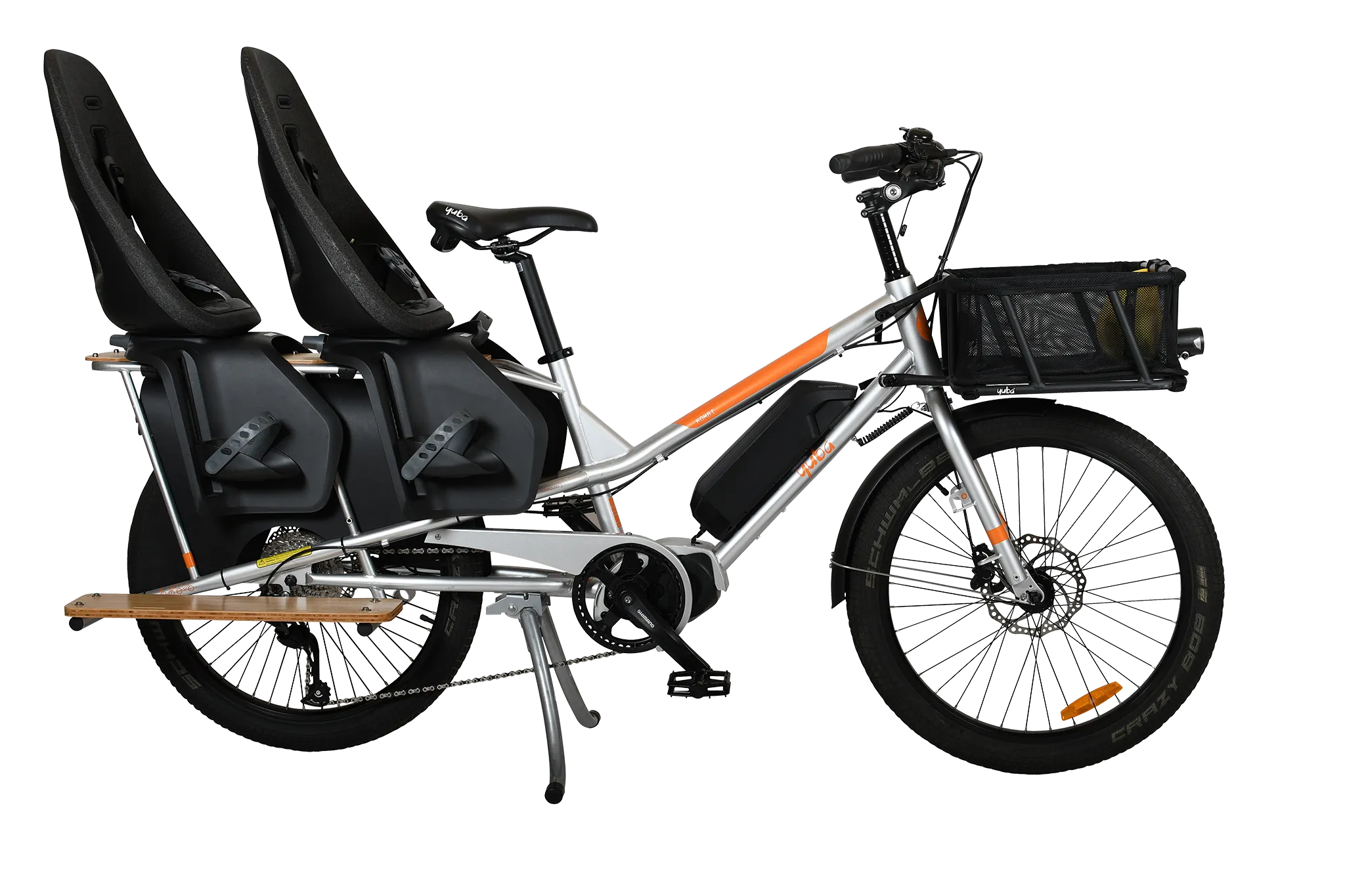 Yuba Kombi E5 Electric Longtail Cargo Bike